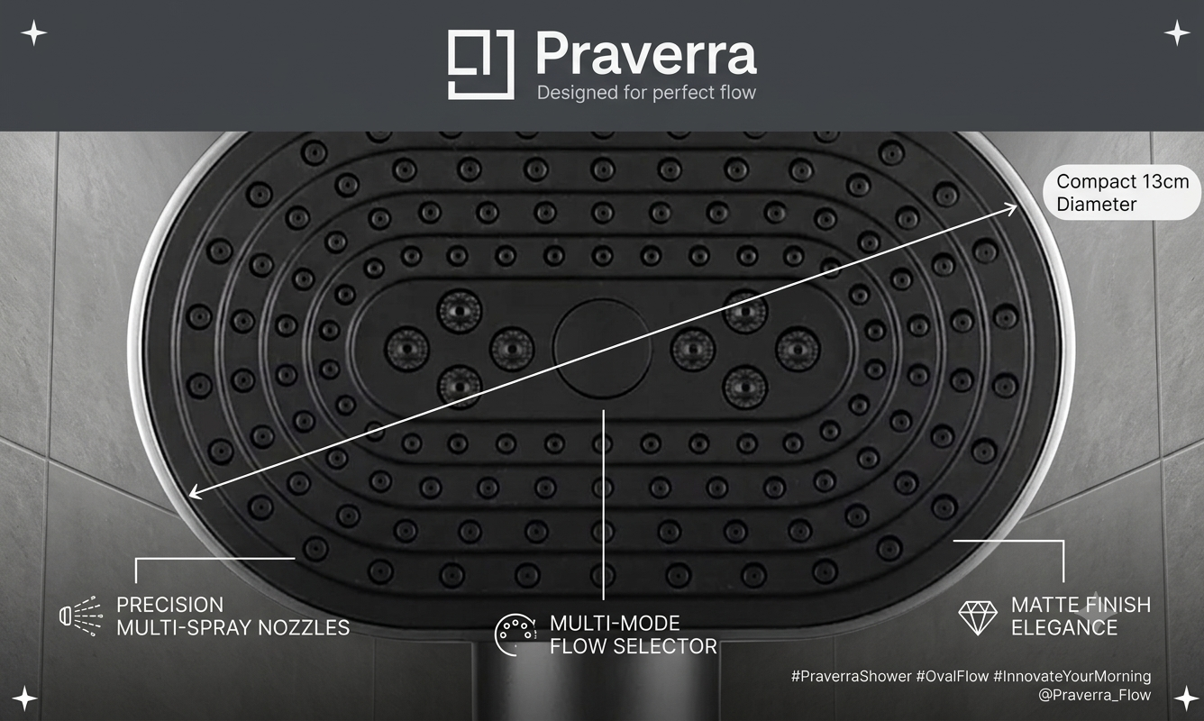 Praverra 4 Flow Hand Shower view 2